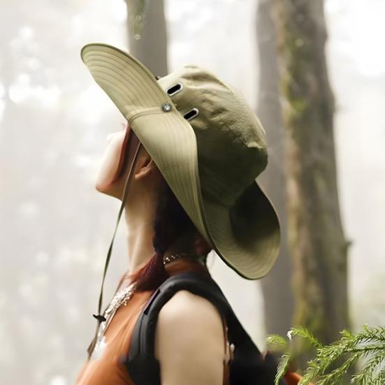 Sun Bucket Hat for Men Women Wide Brim Sun Protection Fishing Beach Hap for Outdoor Hiking Traveling Camping