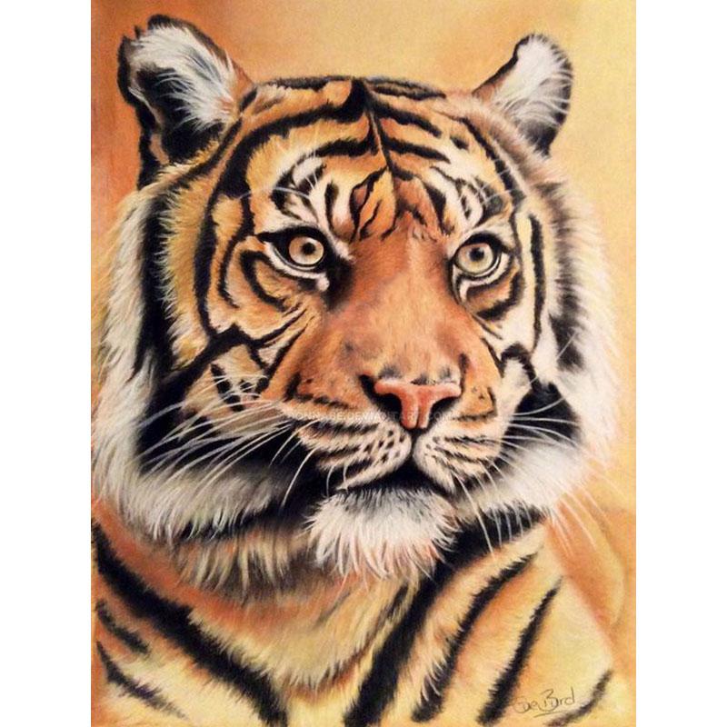 5D DIY Diamond Painting Tiger Full Round Drill Diamond Embroidery Animals Rhinestone Mosaic Cross Stitch Kits Home Decor Gift