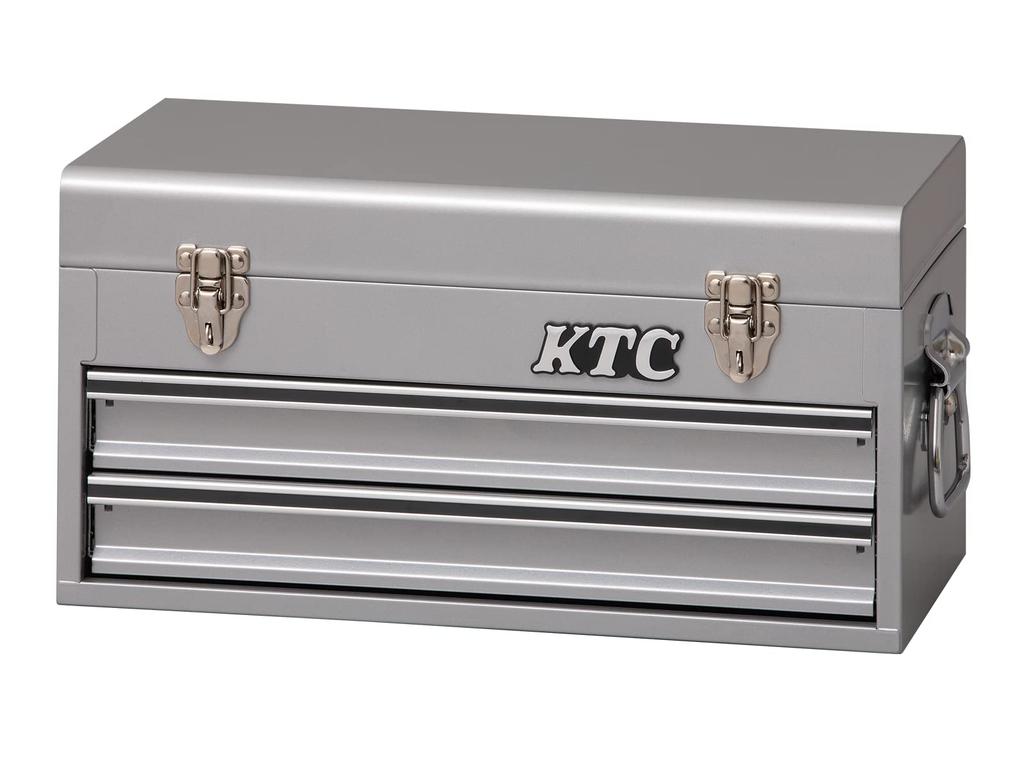 Kyoto Machinery Tools Narrow Chest Tiers 2 Silver SKX0102S (KTC) (2 Drawers)