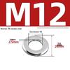 Chamfered Flat Washer 304 Stainless Steel, Blue-White Zinc, Black Zinc, GB97.2, Shim M5 M8 M16
