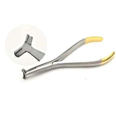 Dental-Endbiegezange, langer Griff, Distal-Endzange, kieferorthopädische, empfindliche Schlaufen und Federn, medizinische Zange