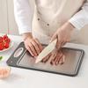 Zhishi 304 Stainless Steel & Wheat Straw Dual-Sided Cutting Board