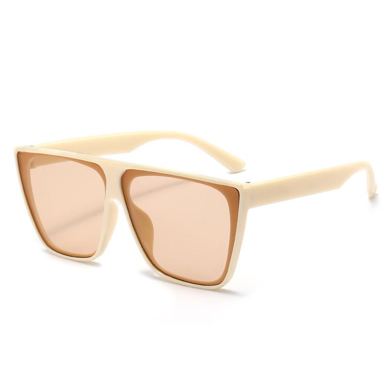 Large Frame Square Sun Glasses Women Men Retro Luxury Brand Sunglasses Leisure Travel Shades Lady Man Protective Glasses UV400