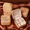Retro Light Luxury Portable Jewelry Storage Box for Rings & Necklaces