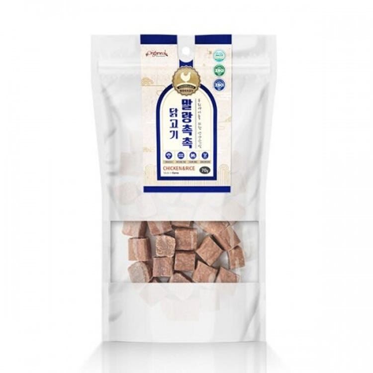 [KIMnyang_deng] Korean Soft and Moist Dog Treats 70g Treat Beef Liver Salmon Pollack Chicken Lamb Duck