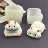 Hamster Silicone Cake Mold Hamster Shape Mousse Mould Cute Hamster Candle Mold Baking Cake Decoration Tools Kitchen Accessories
