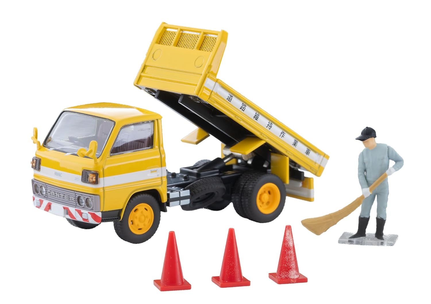 

TOMYTEC Tomica Limited Vintage Neo 1/64 LV-N369a Mitsubishi Fuso Canter Dump Truck Road Maintenance Vehicle Figure Complete Product 336518