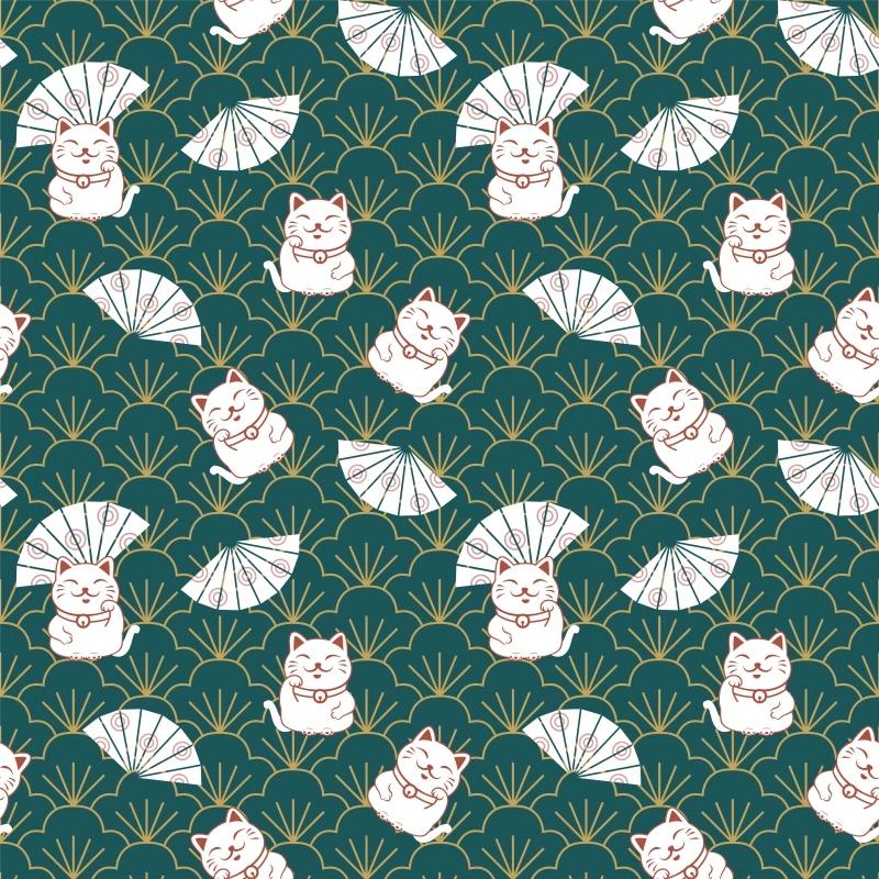 70x70cm Japanese Style Handkerchief Furoshiki Printed Square Napkin Mid-Autumn Festival Mooncakes Gift Box Wrapping Towel