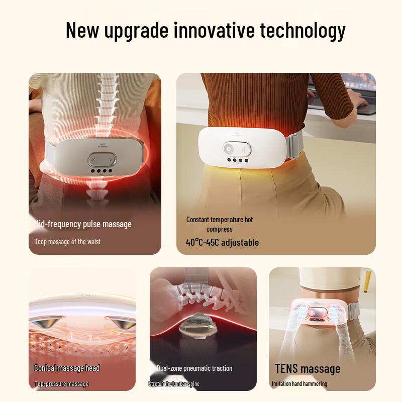 

HEZHENG Lumbar Massage Cushion