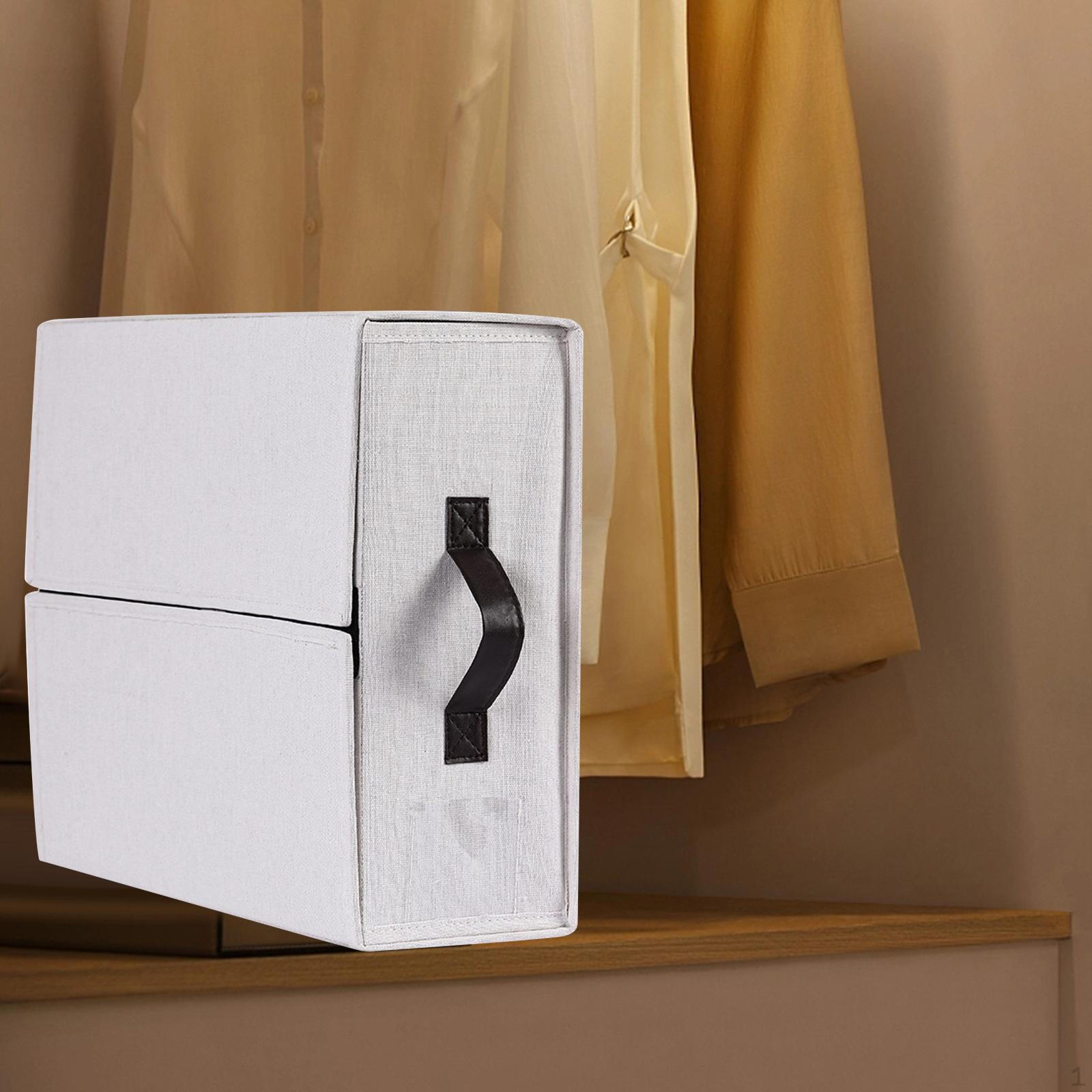 Органайзер для простыней, контейнер для хранения, коробка для постельного белья для простыней размера Queen или King бежевый