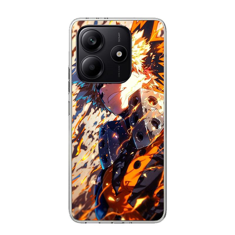 Bakugou Katsuki MHA My Hero Phone Case For Xiaomi Redmi Note 14 13 14S 12S 12 11S 11T 11E Pro Plus 10S 10 9S 9 Art Customized Co