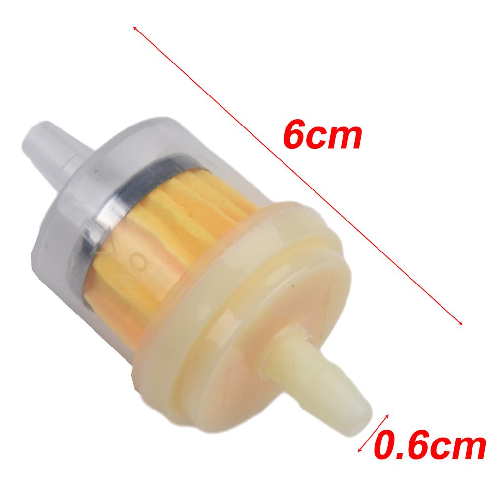 Fuel Filter 6mm With Magnet For Motorcycle Scooters Moped ATV Quad Small Engine Lawn Mower Moto Accessories