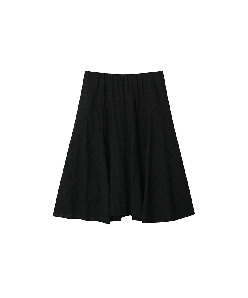 Meibeoyu Betti Flare Skrit _ Black