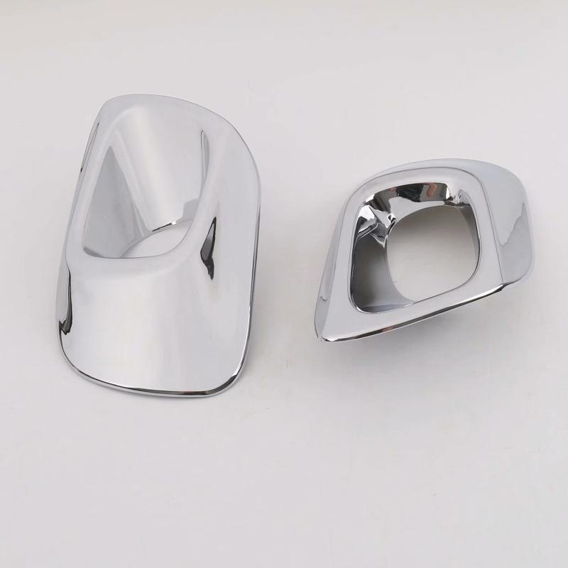 For Citroen C5 Aircross 2018 - ABS Chrome Front Rear bumper Fog Lights Lamp Cover Frame Auto Trim Exterior Kit Accessories