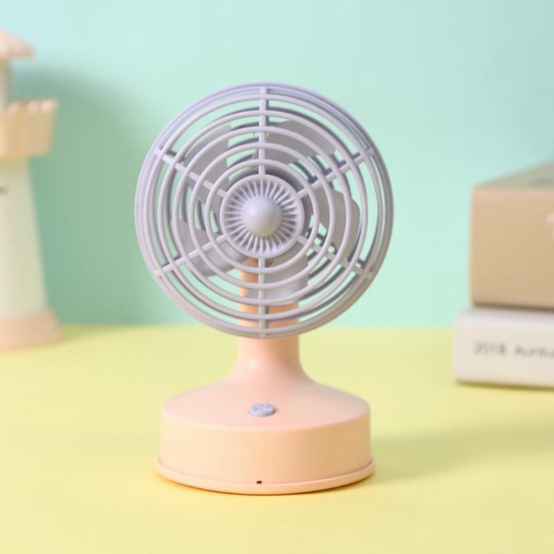 

Fresh And Cooling Usb Desktop Fan 90-degree Adjustable Angle Small Size Fan For Summer Purple pink