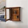 Suport de chei din lemn de perete cu design decorativ, Organizator creativ pentru hol, living și decor casă