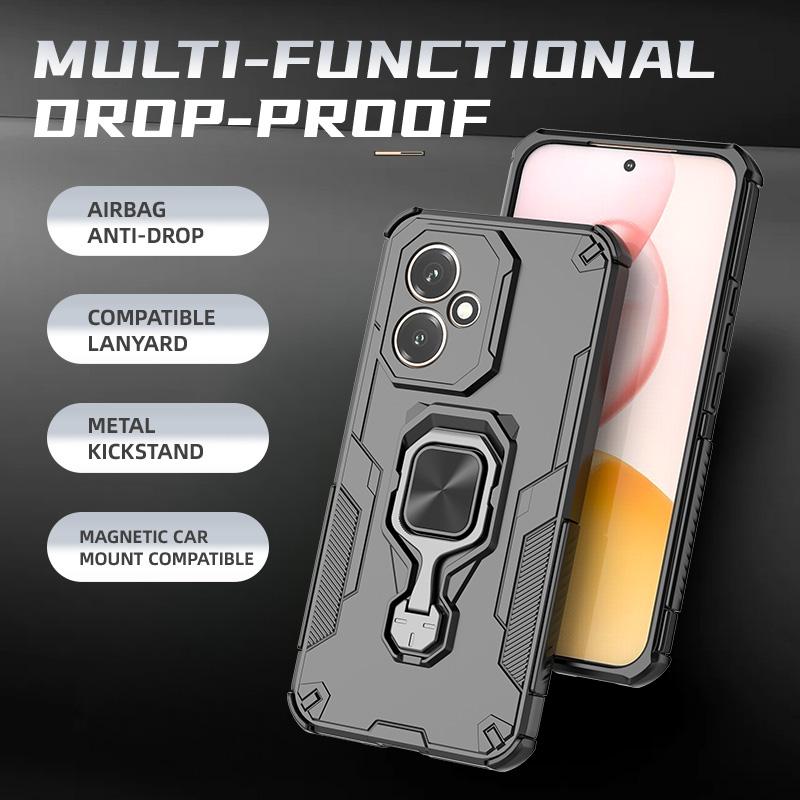 Kickstand Case For Honor 400 Pro 5G Honor 400 Lite Cover Lens Protection Ring Stand Magnetic Bracket Shell Fundas Coque