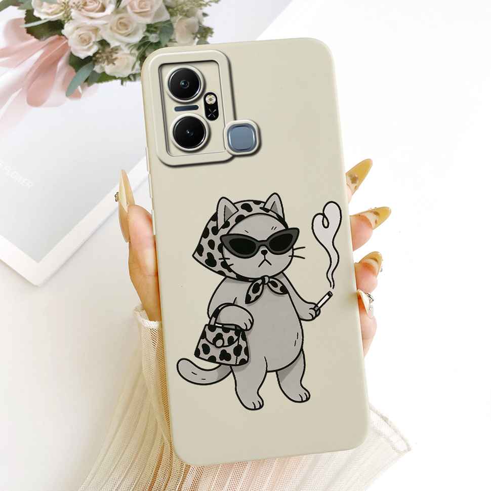 For Infinix Smart 6 Plus Case X6823C X6823 Cool Dragon Cover Soft Silicone Casing For Infinix Smart6 Plus 6Plus Back Cover