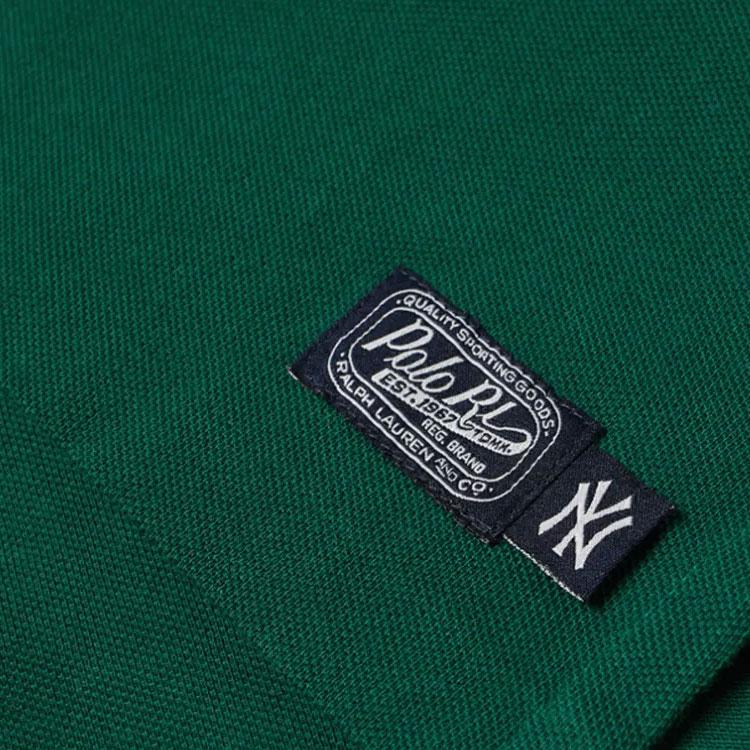 Polo Ralph Lauren Letter Logo Striped Pattern Pullover Short Sleeve Polo Shirt Men polo shirts Green 710810495-001