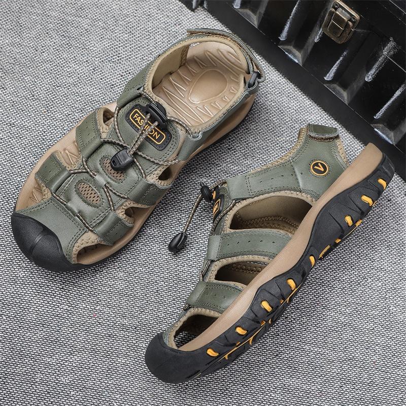 Outdoor Shoes Men Summer Large Size 48 Good Quality Sandals For Men Comfortable Casual Roman Men’s Sandals Walking Shoes Sneakers