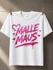 Koffer Maus Sparkle Pinsel Knallpink Abgenutzte Buchstaben Herzen Kleine Sterne Und Energetische Mallorca Party Unisex Alle T-Shirts
