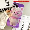 2DFlat Pink-Glasses Kitty Phone Case All Inclusive Film Hard Phone Case, Compatible with iPhone 18 Pro Max 17 16 15 14 13 12 11