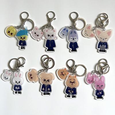 Cartoon Keychain Merchandise  Animal Keychain  Acrylic Bag Jewelry Accessories Key Ring