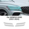 TPU Car Headlight Protective Film for 2021–2024 Genesis GV80 PPF Transport & Smoke Anti-Scratch