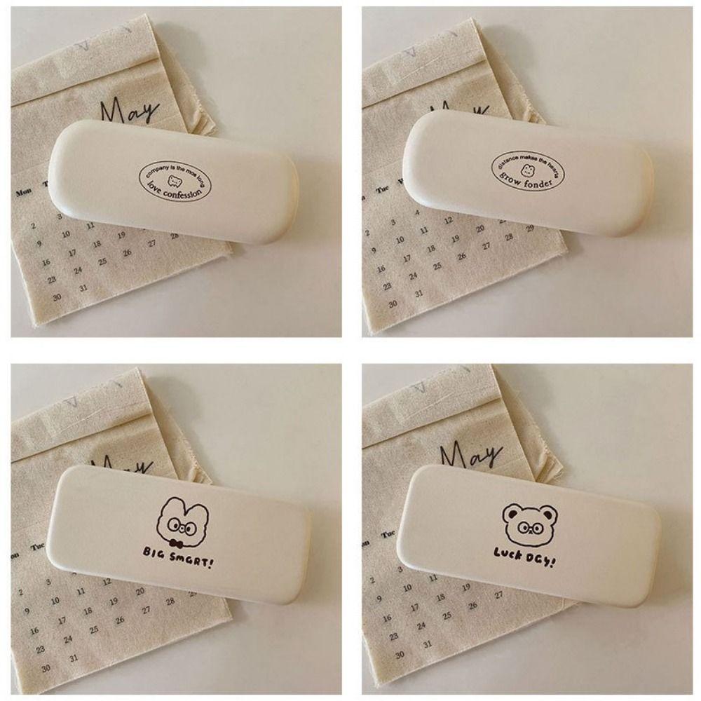 Portable PU Myopia Eyeswear Accessories Eyeglass Storage Box Glasses Case Glasses Box