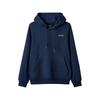 Sport Alliance Series Letter Print Knitted Hooded Pullover Long Sleeve Sweatshirt Women Sweatshirt Navy-Blue L424W088-002Z
