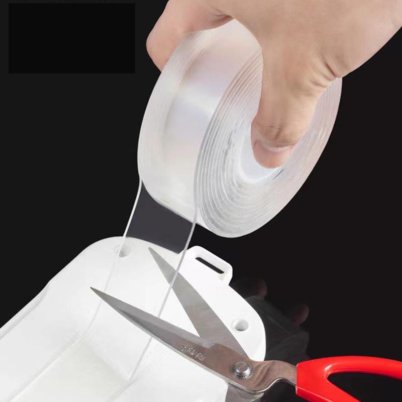 Double Sided Adhesive Tape Strong Transparent Nano Double Sided Sticky Tape Waterproof Reusable Wall Stickers Super Strong