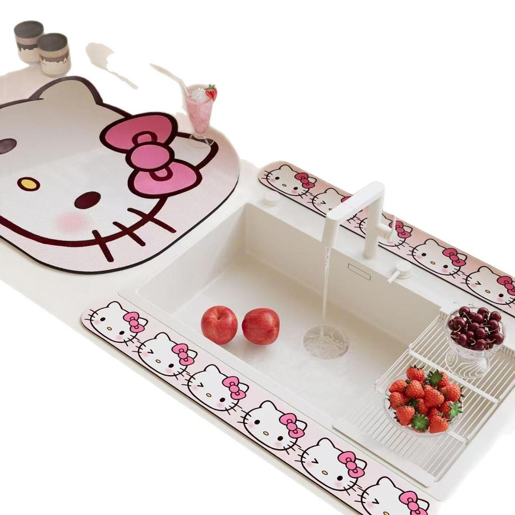 Crayon Shin-chan Diatom Mud Sink Draining & Splash Guard Mat
