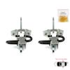 BDP1069-1 2 Pieces Rear Left AND Right Door Catch Hinge Brake Stop Check Strap Limiter for BMW 5 Series E39 1995-2004 4/5-Door 51218159256