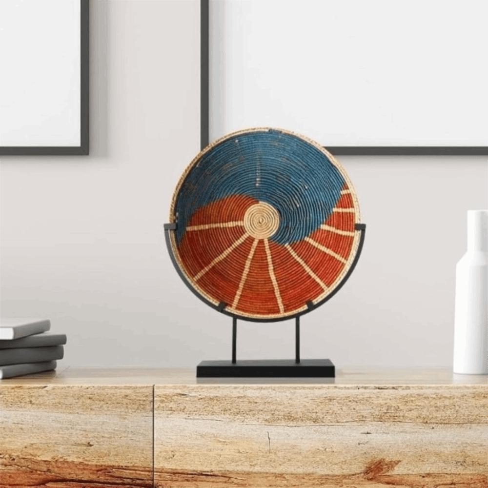 Fused Glass Art Metal Easel Stands Iron Decorative Plate Holder Home Office Desktop