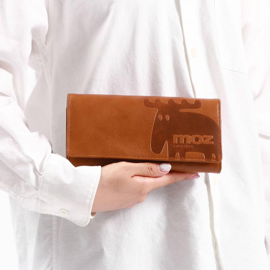 Mozu Elk Long Wallet Green ZNWE-86122