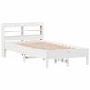 VidaXL Cadre de lit sans matelas blanc 100x200 cm bois de pin massif 3306895