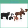Childrens Wildlife Animal Figures Pvc Handcrafted Desktop Models For Educational Playroom
