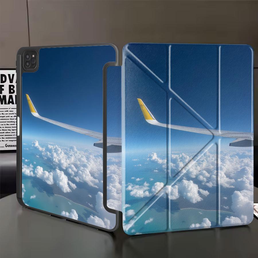 

Облачное Крыло Над Морем Держатель Чехол Чехол для Планшета Для iPad Mini 6 7 Pro 11-го 10-го 9-го 8-го 7-го 12.9дюймов Air 4 5 M3 M2 1 2 M4 11дюймов iPad Mini 7 8.3