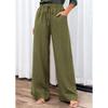 Pantaloni largi casual și la modă pentru femei, colorați, cu buzunare