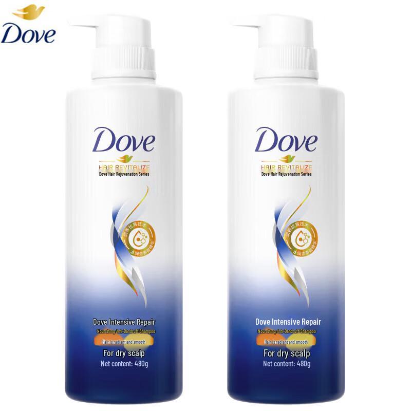 

Dove Intensive Repair Nourishing Anti-Dandruff Shampoo Twin Pack