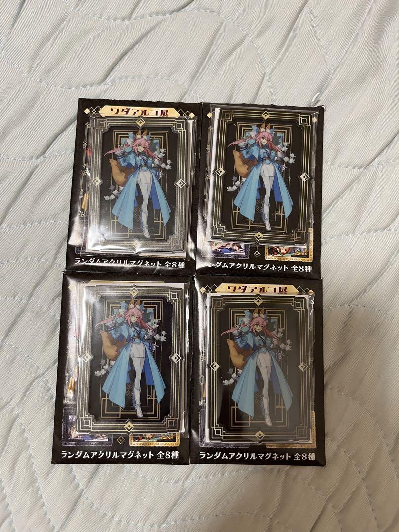 

[USED] Fate/stay night Wada Arco Exhibition Acrylic Magnet Main Visual Tamamo no Mae 4 pieces