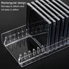 Acrylic CDs Holder with Cascading Desktop CDs Organizers Stores 12 CDs for Efficient Media Storage