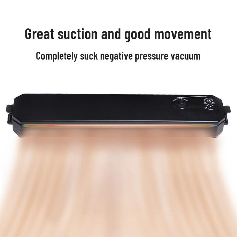 Household Vacuum Packaging Fully Automatic Vacuum Mini Small Plastic Sealer Machine Heat Sealer Film Portable Food Packet Organizer Kitchen Tool