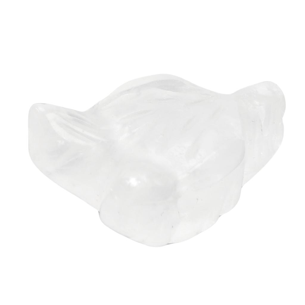 Wolf Head Shape Pendant Carved Animal Statue Decoration for Men Women Jewelry Making Holiday Present