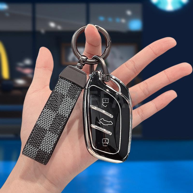 3Button Car Key Cover for MG Ev Mg4 HS GT ZS ZX MG5 MG6 for Morris Garages Roewe RX3 RX5 RX8 I6 I5 Car Accessories Fob Key Case 80ji