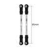 Injora Stainless Steel Builders Links With Rod Ends For 110 Rc Crawler Car