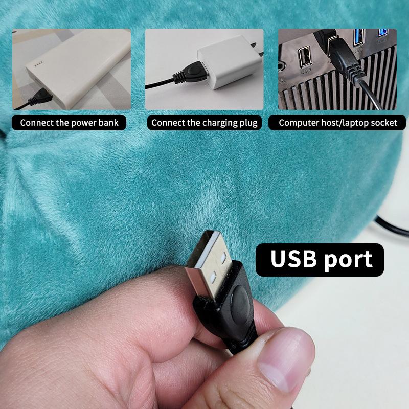 Electric Foot Warmer Heater Constant Temperature Heating Pad Soft Plush Washable Winter Warm Foot For Home Bedroom Feet Warmer
