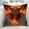 Luxury Home Decor Pillow Cover Hell Reaper Style Pattern Cushion Cover Sofa Office Cushion Cover