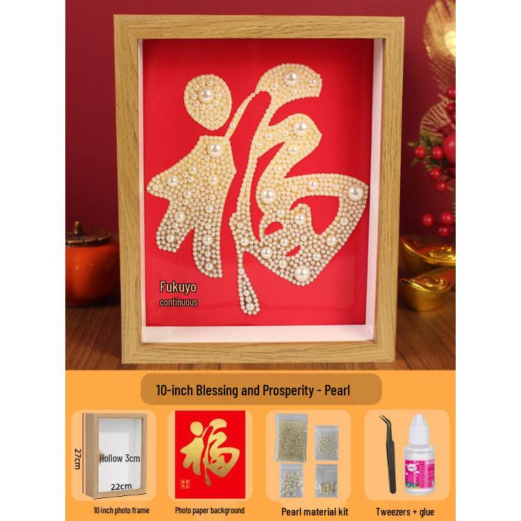 Year of the Horse Harvest Fu Character DIY Handmade New Year Door Hanging Ornament