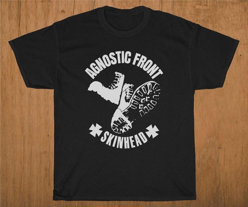 Agnostic Front Cotton Black TShirt BL547 Unisex T-Shirt S